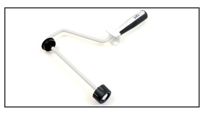 Легкий бугель QPT 2K Roller Absolute Aluminium для малярных валиков, купить в магазинах компании «Спектрум», Spektrum